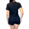 HL628-P-Preto_2 Pijama com Short e Camiseta Para Bom Entendedor a Minha Cara Basta Hot Love