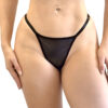 HL706-U-Preto_1 Calcinha Fio Dental com Pingente Goza Dentro Hot Love