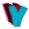 HL757-U-Variadas_1 Kit com 5 Calcinhas Calesson com Cores Variadas Hot Love