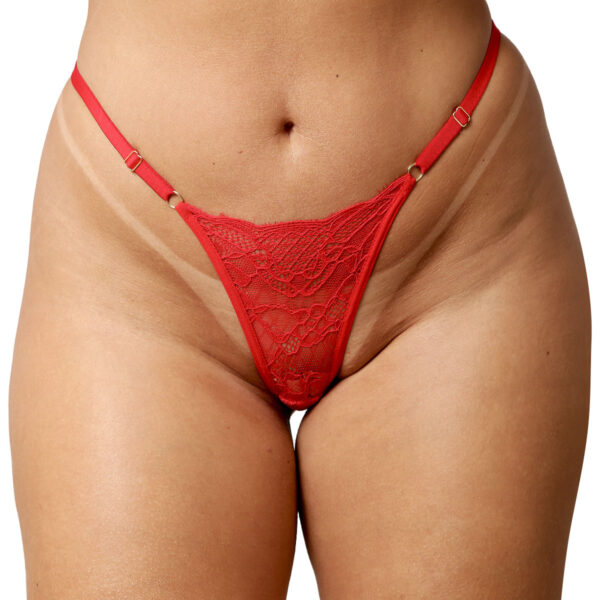 HL762-U-Vermelho_1 Calcinha Rendada Personalizada Enfia Tudo Hot Love