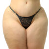 HL765-U-Preto_1 Calcinha Rendada Personalizada Plus Size Apaga Meu Fogo Hot Love
