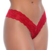 HL772-U-Vermelho_1 Calcinha Rendada Asa Delta Hot Love