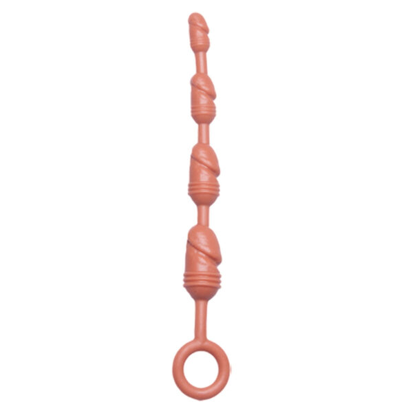 Plug Anal e Vaginal em Silicone Antialérgico Linha Desejo 17,2 cm x 2 cm Hot Flowers