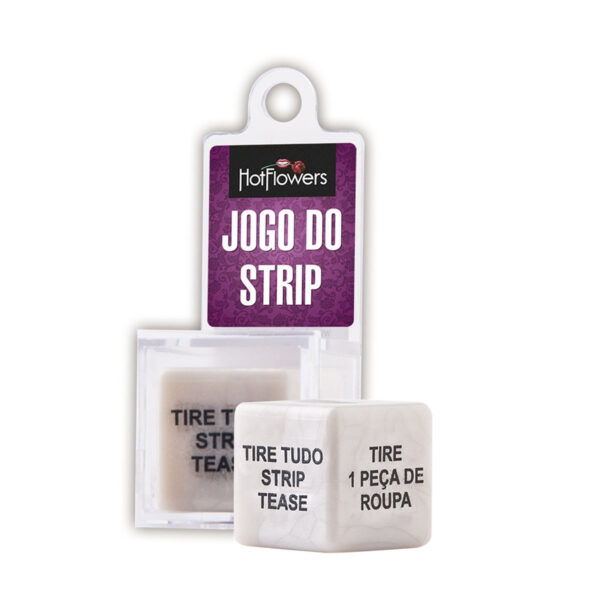 HZ318B_1 Jogo do Strip Dado Erótico Hot Flowers