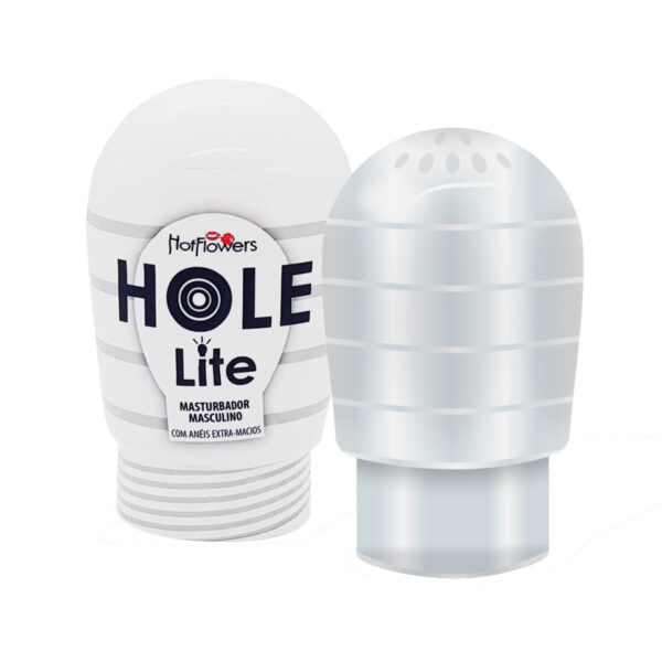 HZ649_1 Hole Lite Masturbador Masculino com Anéis Extra Macio Hot Flowers
