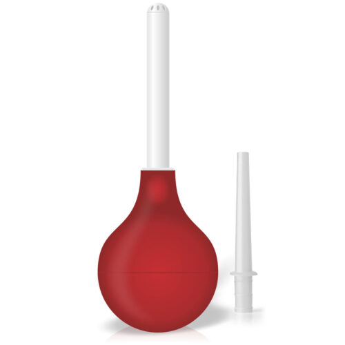 HZ661-Vermelho_1 Ducha Higiênica Pessoal 2x1 Ginecológica e Anal 300ml Hot Flowers