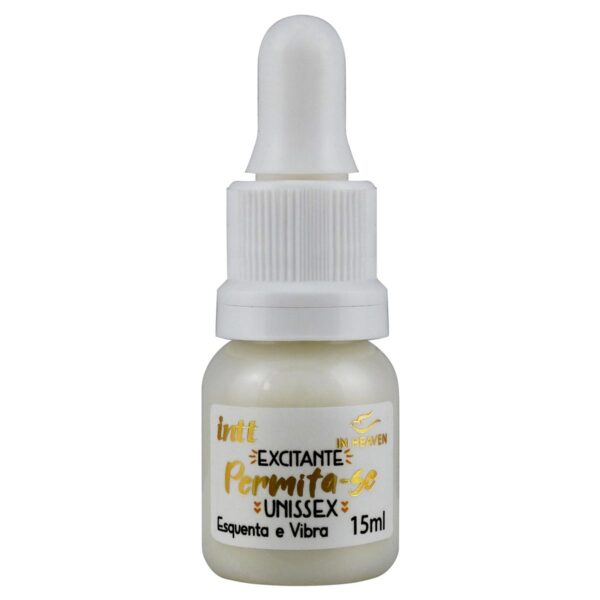 IH13_2 Permita-se Gel Excitante Unissex Esquenta e Vibra 15ml Intt