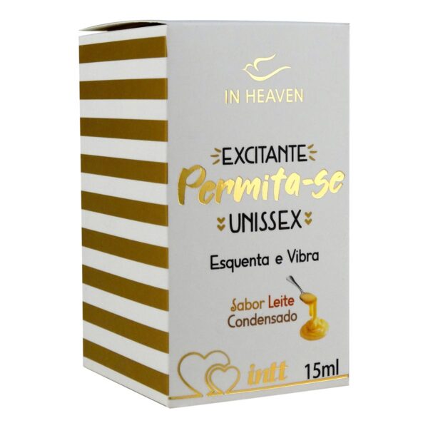 IH13_3 Permita-se Gel Excitante Unissex Esquenta e Vibra 15ml Intt