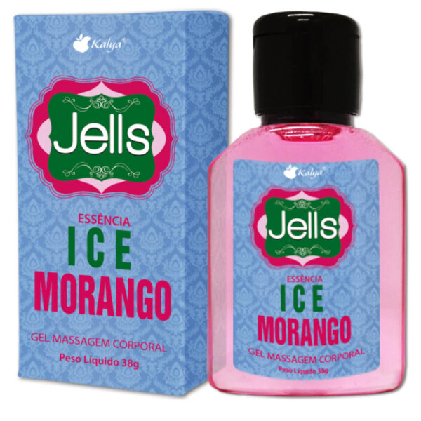 IKAL034-Morango_1 Jells Gel Beijável Ice com Aroma 38g Kalya