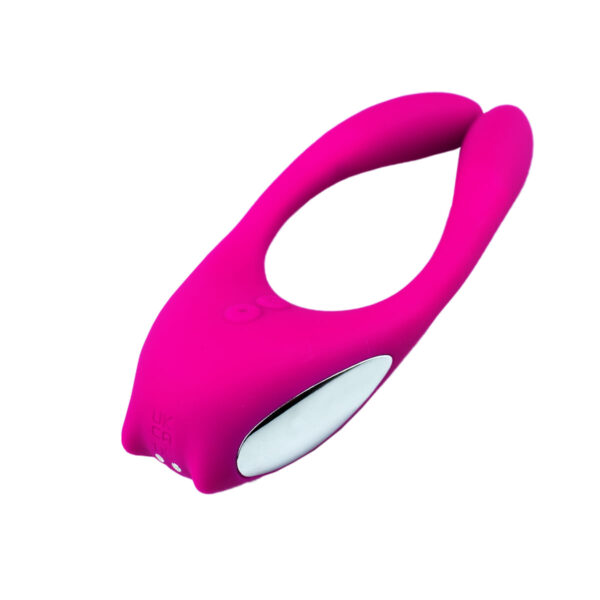IM0114-Pink_1 Multi Pro Vibrador para Casais Multifuncional com 12 Modos de Vibração Intt