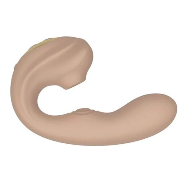IM0419-Nude_1 Orgasmic Vibrador Ponto G com 7 Modos de Onda de Pressão e Impulso Linha Wellness Intt
