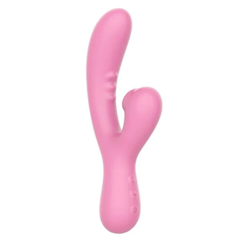 Oasis Vibrador Ponto G com Estimulador Clitoriano e 10 Modos de Vibração Linha Collors Intt