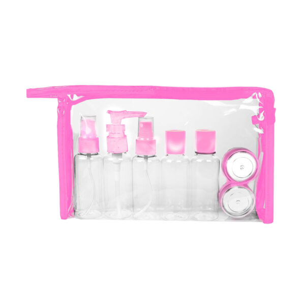 IM46311_5 Kit Viagem Necessaire com 10 Peças Imporiente