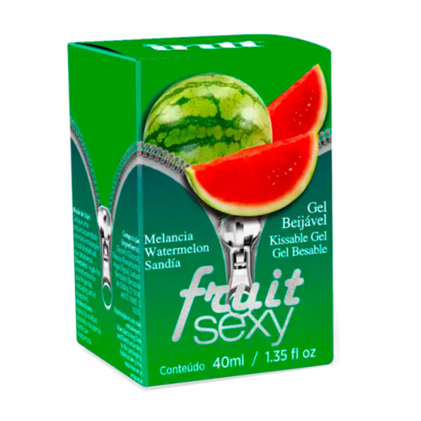 IN0126_2 Fruit Sexy Gel Beijável Sabor Melancia 40ml Intt