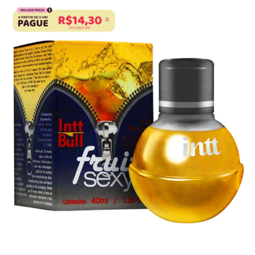 IN0135 Fruit Sexy Gel Beijável Sabor Intt Bull 40ml Intt