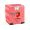 Vela para Massagem Beijável de Morango Intt