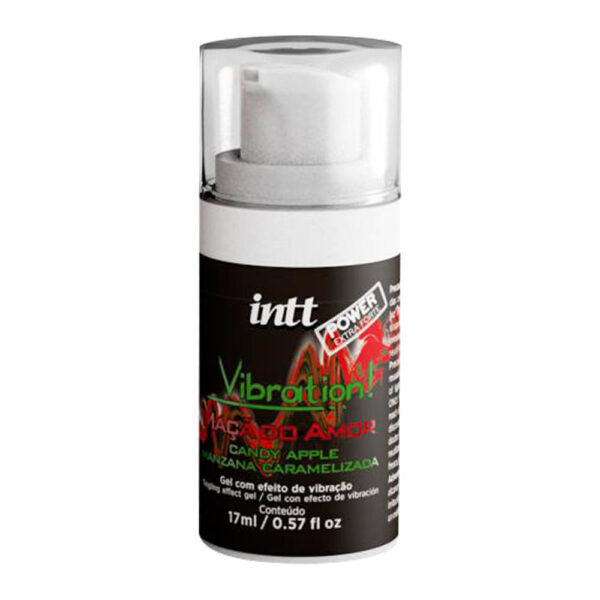 Vibration Gel Excitante que Vibra Sabor Maçã do Amor 17ml Intt