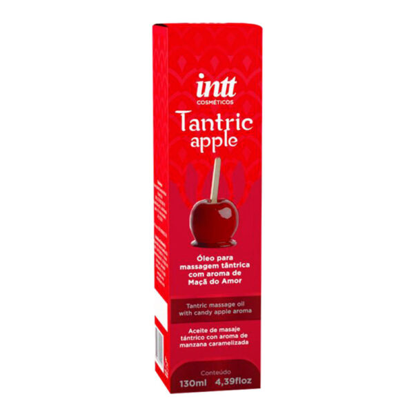 IN0477_3 Tantric Apple Óleo para Massagem Tântrica Aroma Maçã do Amor 130ml Intt