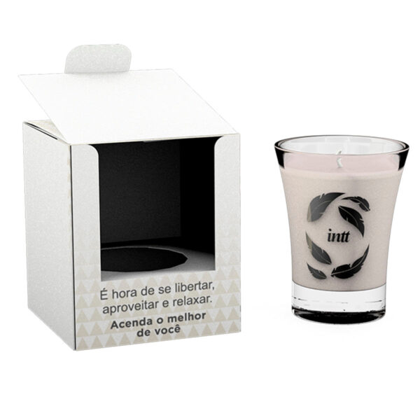IN0483-Baunilha_3 Allumer Vela para Massagem Aromática 40g Intt