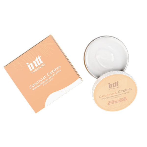 IN0528_2 Coconut Cream Manteiga Hidratante Corporal 90g Intt Wellness