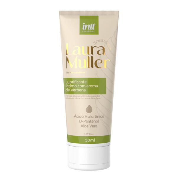 IN0594_1 Lubrificante Íntimo com Ácido Hialuronico e Aroma Linha Laura Muller 50ml Intt