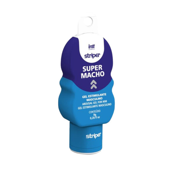 IN0623_1 Super Macho Stripper Gel Estimulante Masculino 8g Intt