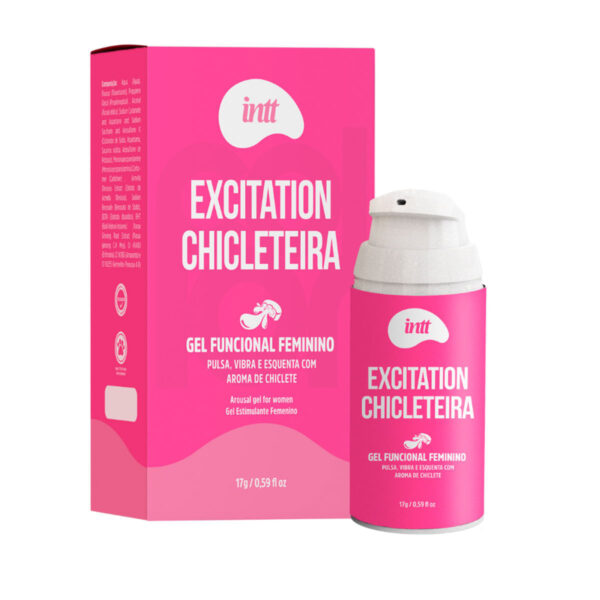 IN0646-Chiclete_3 Excitation Chicleteira Excitante Feminino 17ml Linha Collors Intt