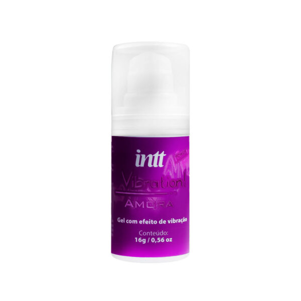 Vibration! Gel para Massagem Corporal Sabor Amora 17g Intt