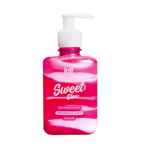 IN0693_1 Sweet Glow Chiclete Gel Hidratante Beijável para Virilha e Bumbum 320ml Intt