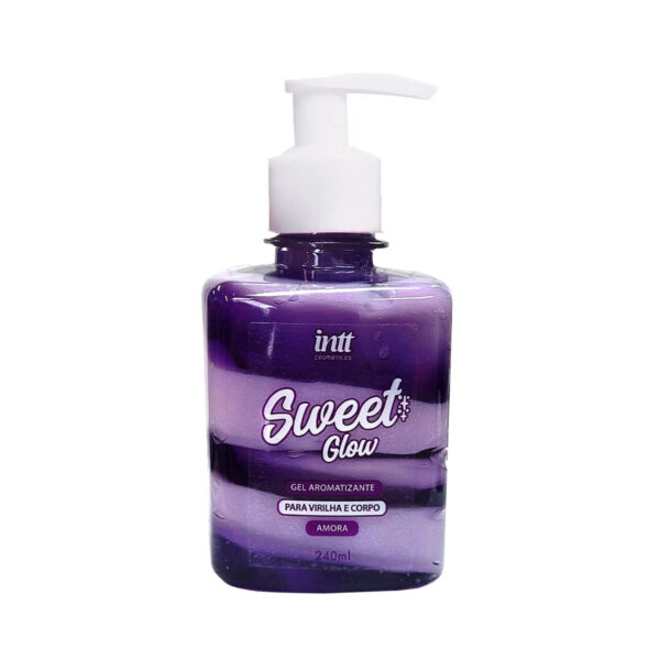 IN0694-Amora_1 Sweet Glow Amora Gel Hidratante Beijável para Virilha e Bumbum 240ml Intt