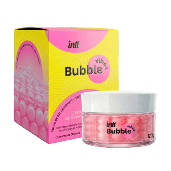 IN0787-Chiclete_2-1 Bubble Vibes 3 em 1 Lubrificante e Excitante com Esferas e Jambu 120g Intt
