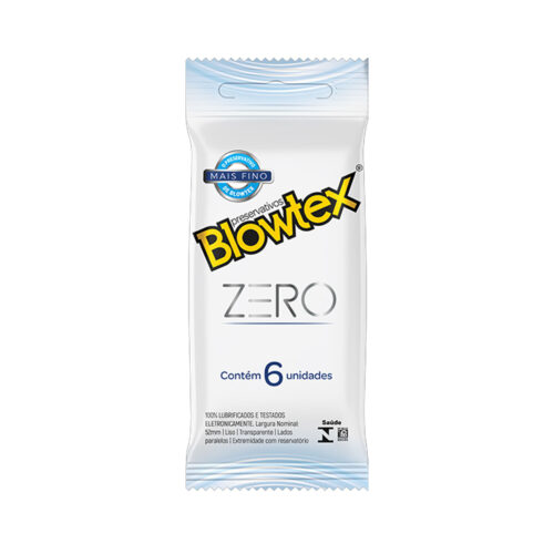 Preservativos Lubrificados Sensitive Extra Fino com 6 Unidades Blowtex