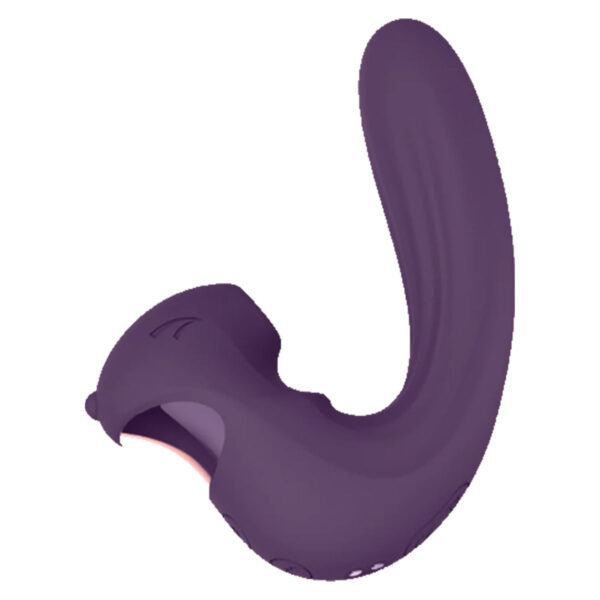 Alvin Vibrador de Ponto G com Sugador de Clitóris 10 modos de Vibração e 5 Modos de Sucção Libb