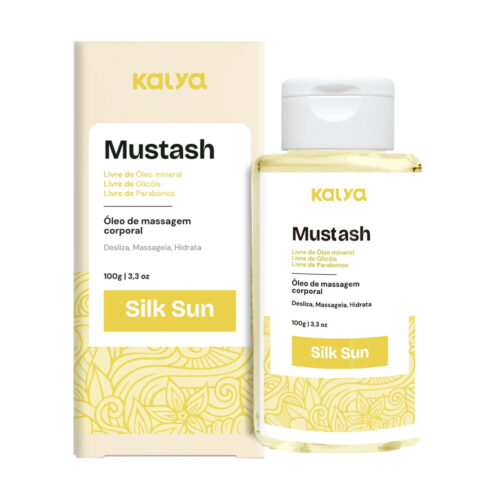 KAL045_1 Mustash Silk Sun Óleo para Massagem com Calor 100ml Kalya