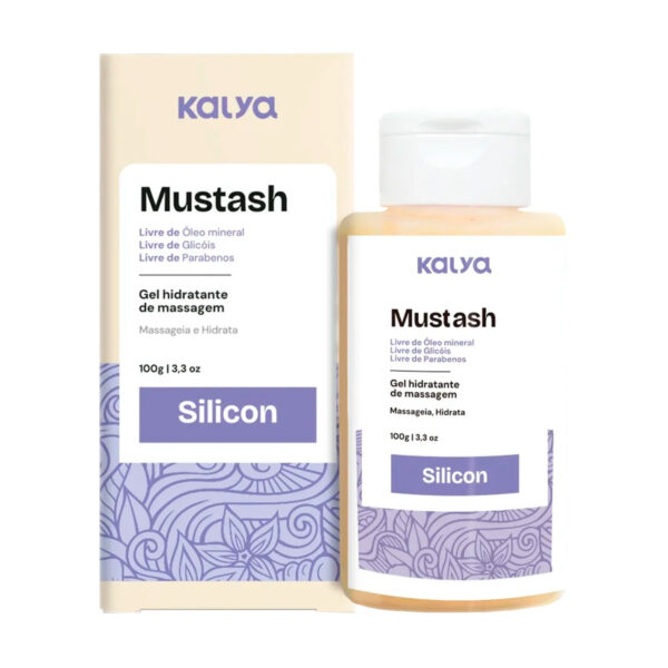 KAL047_1 Mustash Gel Silicone Lubrificante Beijável 100ml Kalya