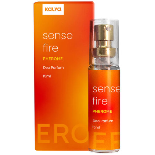 KAL062_1 Sense Fire Pherome Perfume Feminino com Estimulador de Feromônio 15ml Kalya