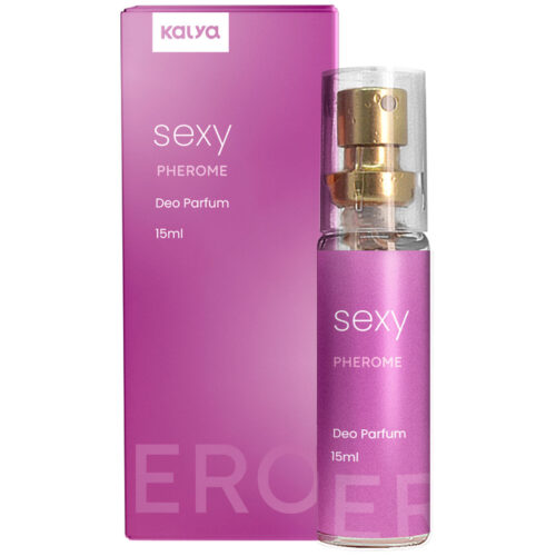 KAL1030_1 Sexy Pherome Perfume Feminino com Estimulador de Feromônio 15ml Kalya