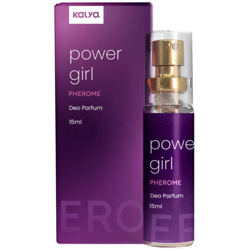 KAL1031_1 Power Girl Pherome Perfume Feminino com Estimulador de Feromônio 15ml Kalya