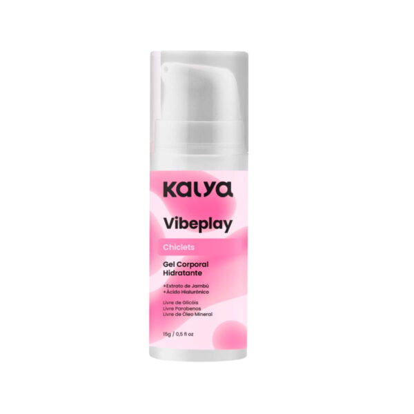 KAL1078-Chiclete_1 Vibeplay Gel Corporal Hidratante com Efeito de Vibração 15g Kalya