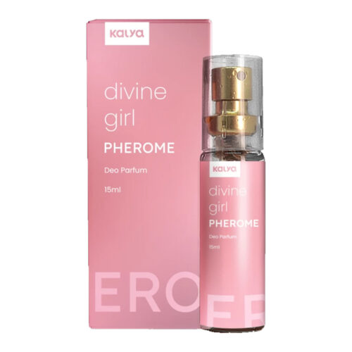 KAL1118_1 Pherome Divine Girl Perfume Feminino com Feromônio 15ml Kalya