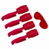 KBOV101-Vermelho_1 Kit Bondage com 4 Amarras e Venda de Pelúcia Brasil Fetiche