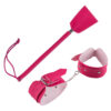 KCSR02-Rosa_1 Kit Sensual Algema e Chibata Brasil Fetiche