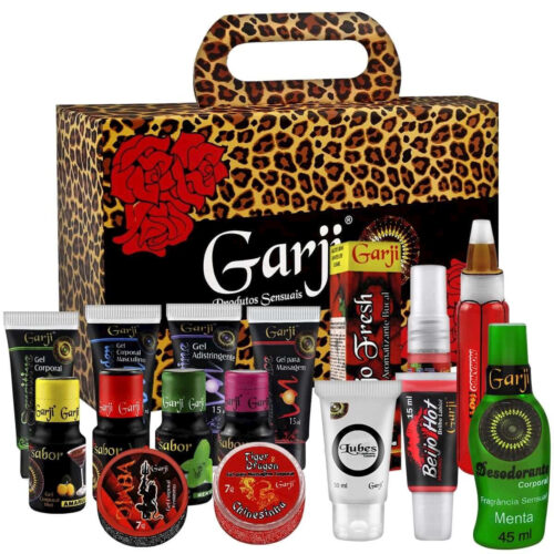 KIT3_1 Kit Sensual 3 com 15 Itens Garji