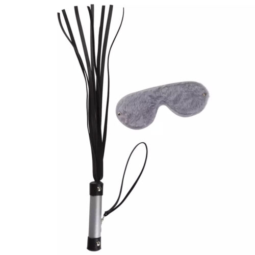 KLVP73_1 Kit Luxo Chicote Com Venda Pelúcia Brasil Fetiche