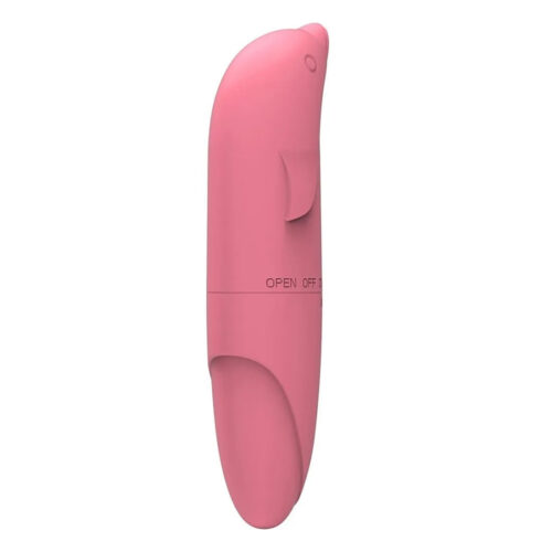 KPG026G-Rosa_1 Vibrador Ponto G Rosa em Formato de Golfinho em ABS You Vibe