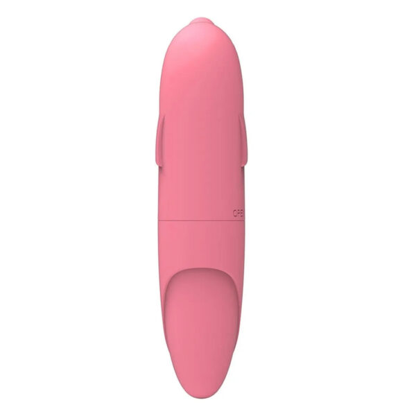 KPG026G-Rosa_2 Vibrador Ponto G Rosa em Formato de Golfinho em ABS You Vibe