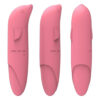 KPG026G-Rosa_3 Vibrador Ponto G Rosa em Formato de Golfinho em ABS You Vibe