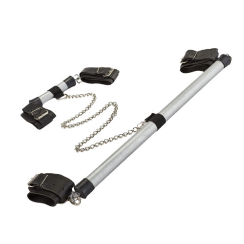 KSCCC-Preto_1 Kit Separador de Pernas e Separador de Braços com Correntes 50 Tons Brasil Fetiche