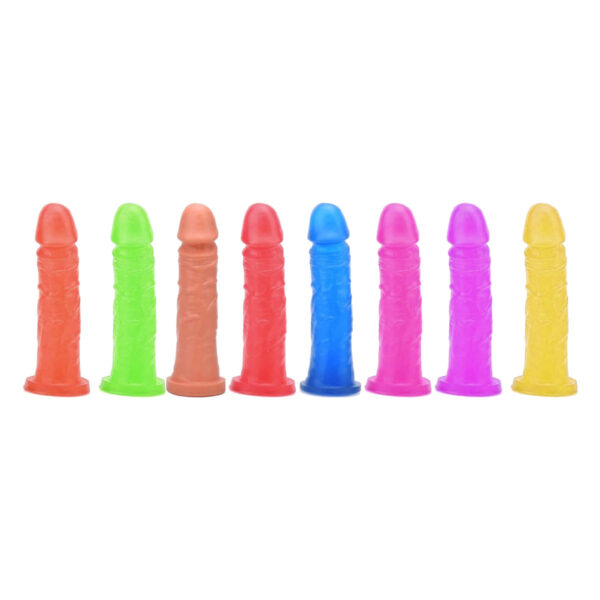 KT107-Verde_2 Pênis Maciço Realístico 17,5X3,8cm Ktoy - Sevensexshop
