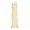 KT124-Transparente_1 Prótese Maciça com Veias 17,5X3,8cm Ktoy - Sevensexshop